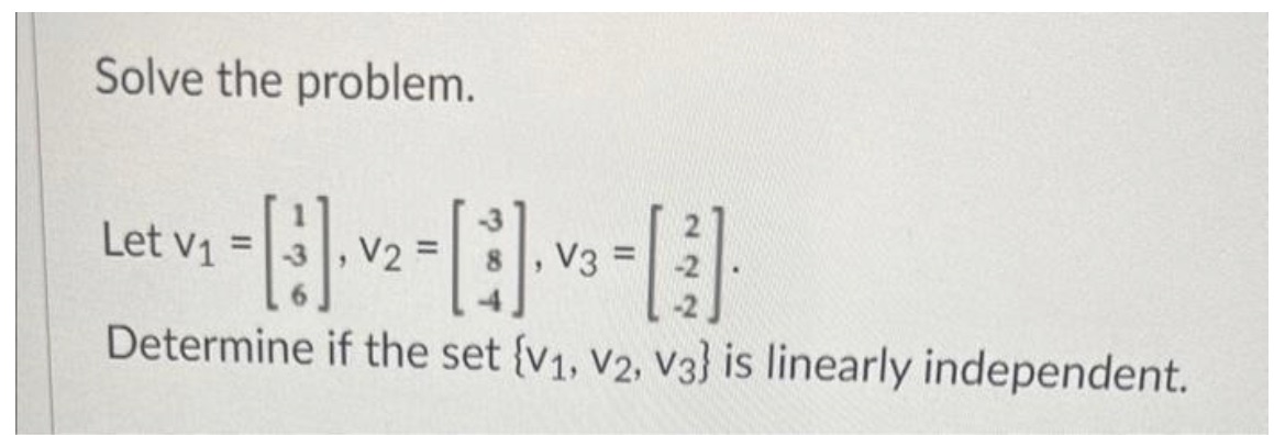Can someone please explain to me ASAP??!!!! Solve the problem. Let v1