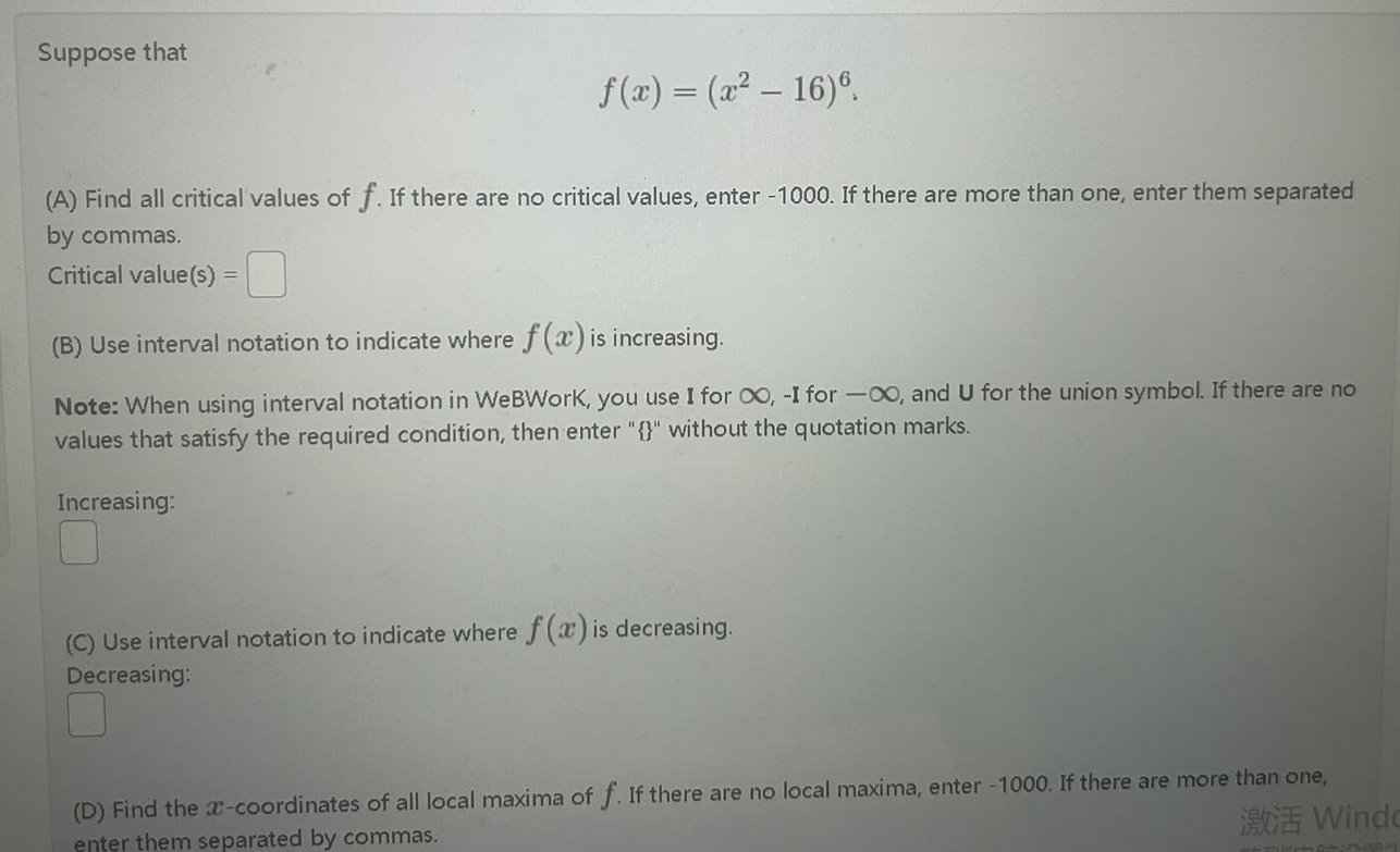( A, B), and ( B, oo) where A and B are