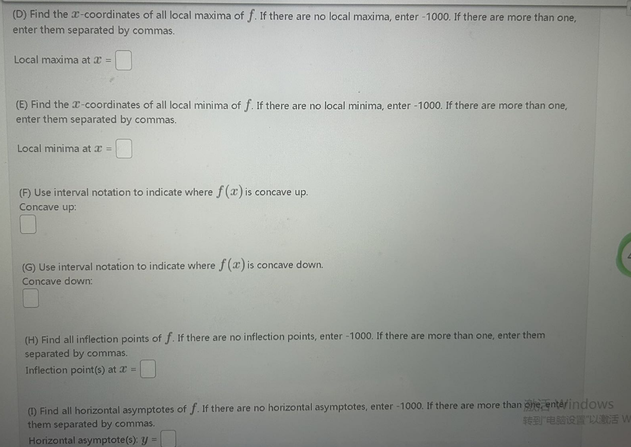 the critical values. Find A and B For each of the following