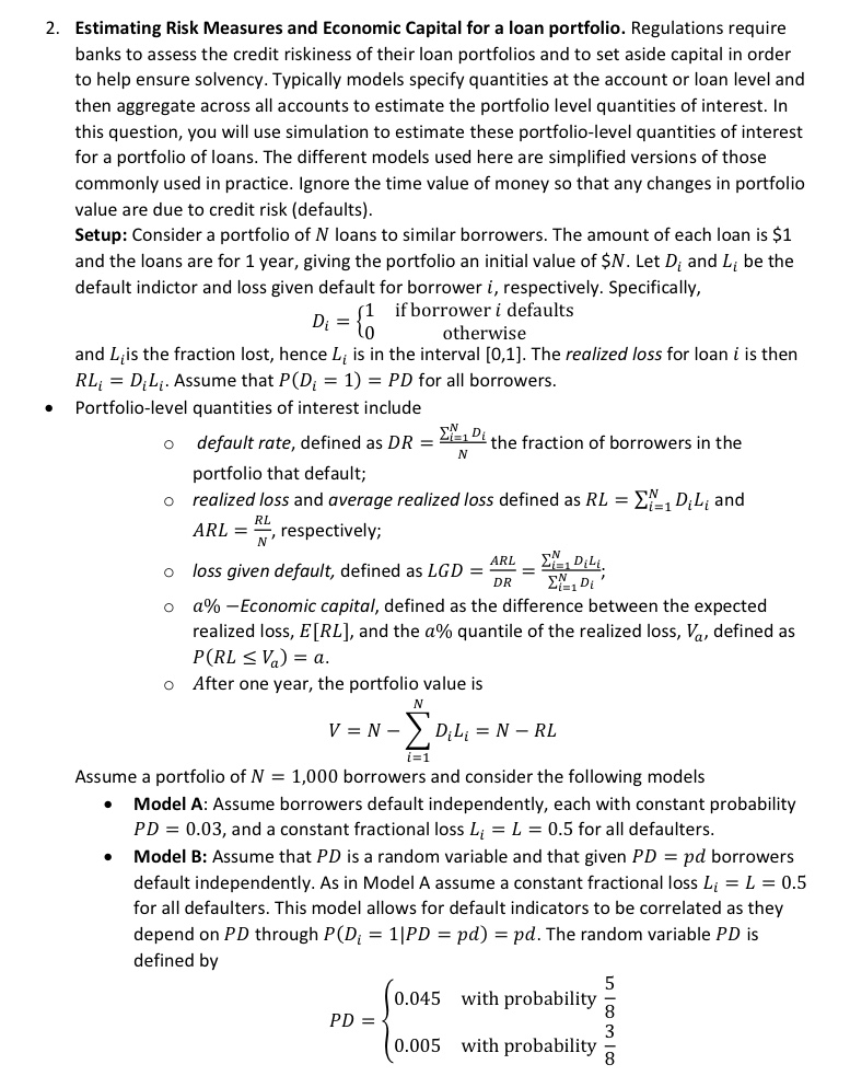 This question comes from a problem set in my class Monte Carlo