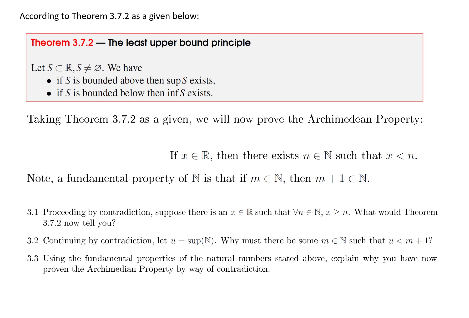 According to Theorem 3.7.2 as a given below: Theorem 3.7.2 The