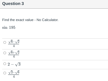#) = - sind O cos ( 8 + ) = cos