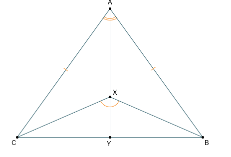 definitions, postulates, theorems, and other properties of geometric figures to show that