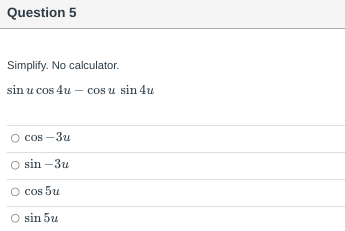 - sine - 1 = - sin 8 O cos (0 +