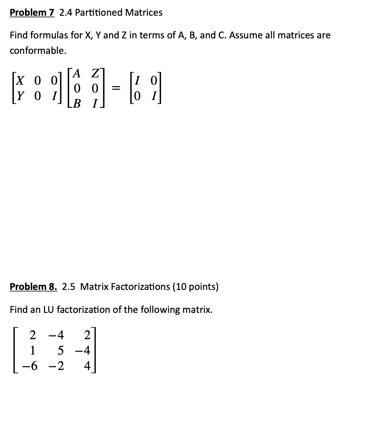 Equations Solve the system of equations. x13x2+4x3 = 4 3X17XZ'I'7X3: 8 4x1