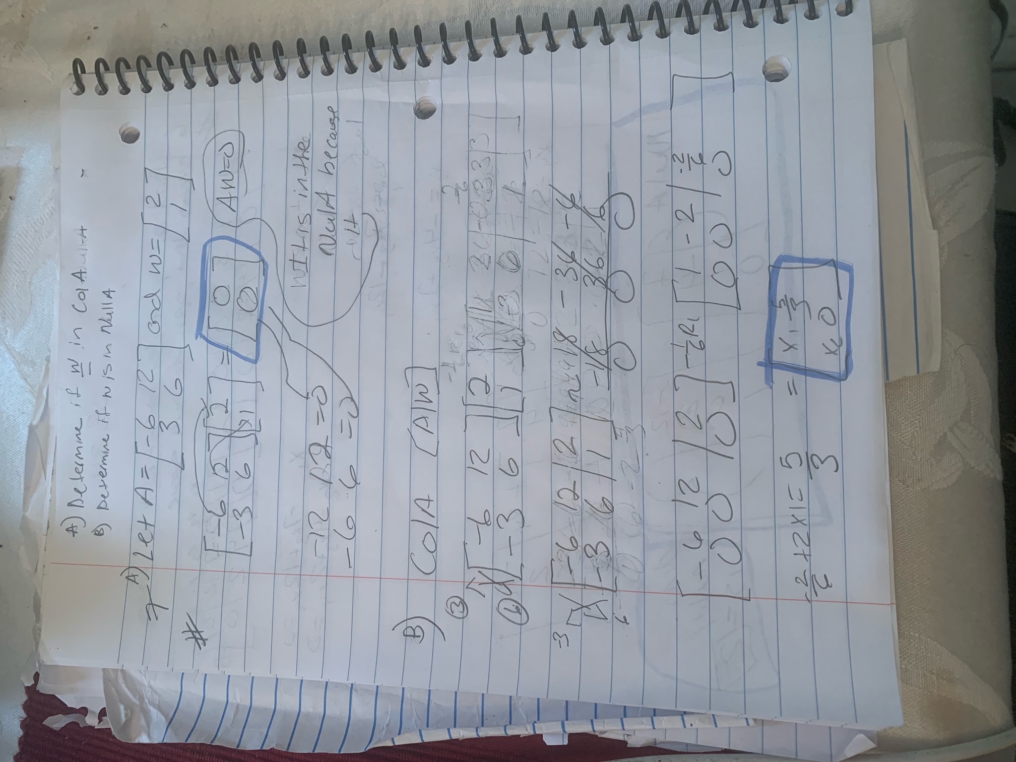 Can u check if this math problem is correct the boxes in