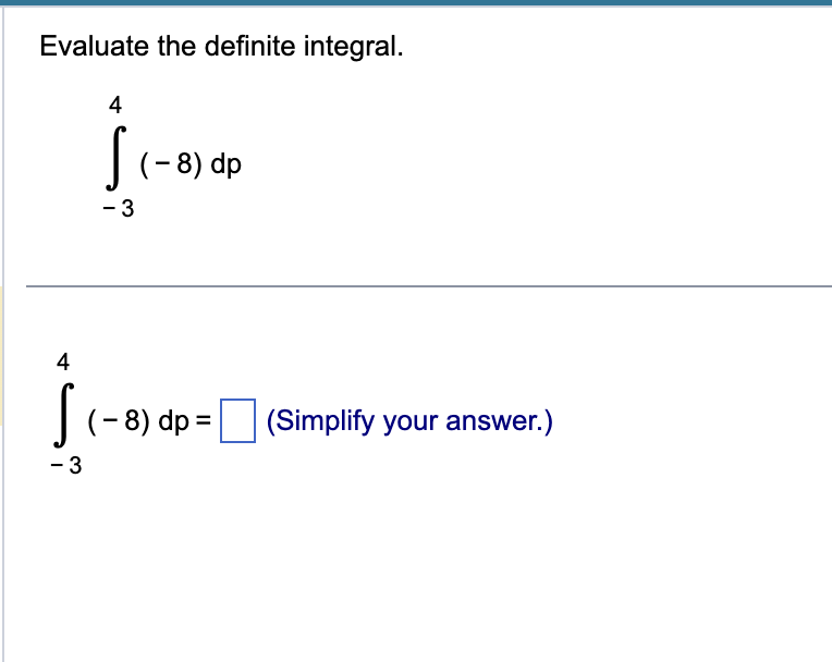  \f\fEvaluate the definite integral. 3 5U _ 1 = - [3