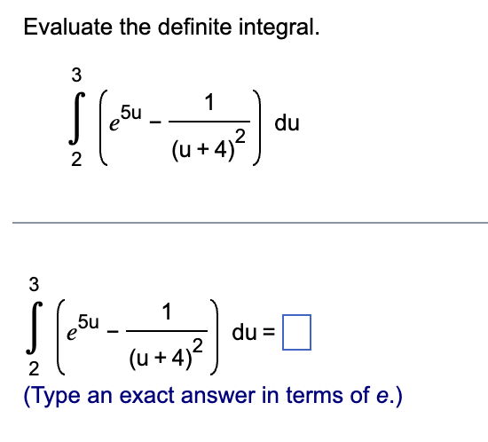 the definite integral. W / A 3x NX + 9 dx O