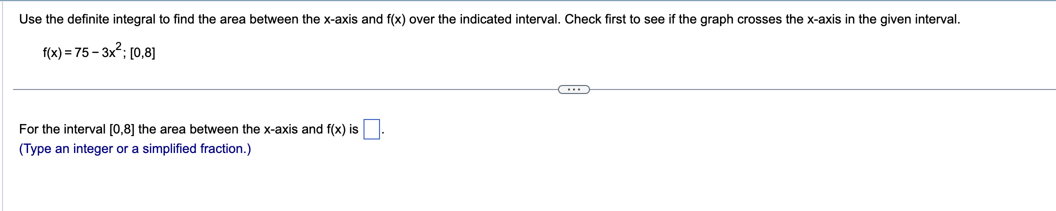 dx = O (Type an exact answer, using radicals as needed.)Use the