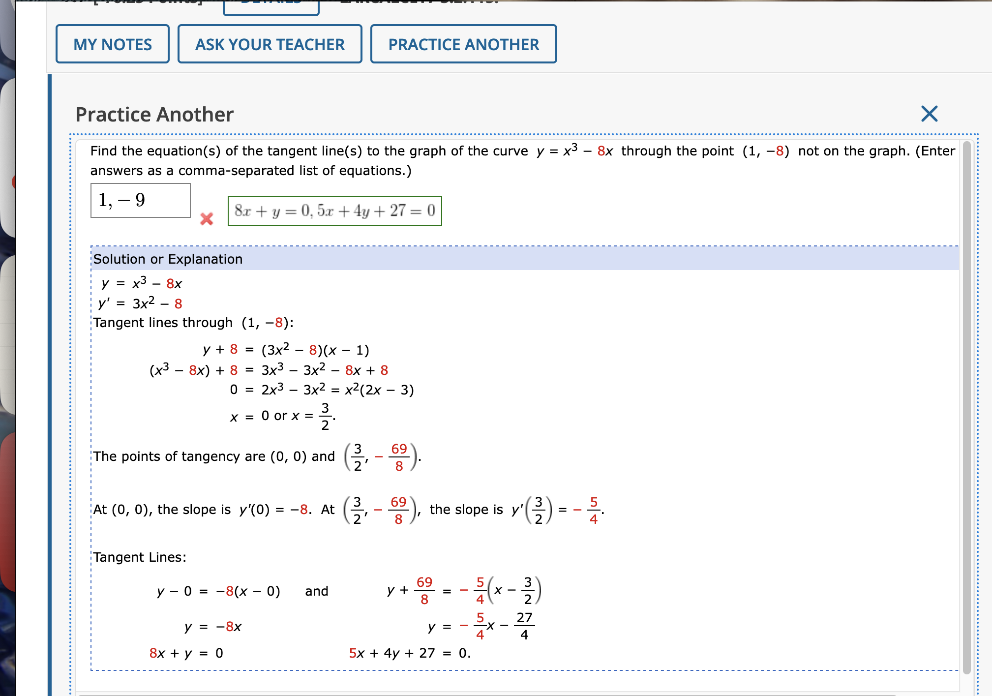  MY NOTES ASK YOUR TEACHER PRACTICE ANOTHER Practice Another X Find