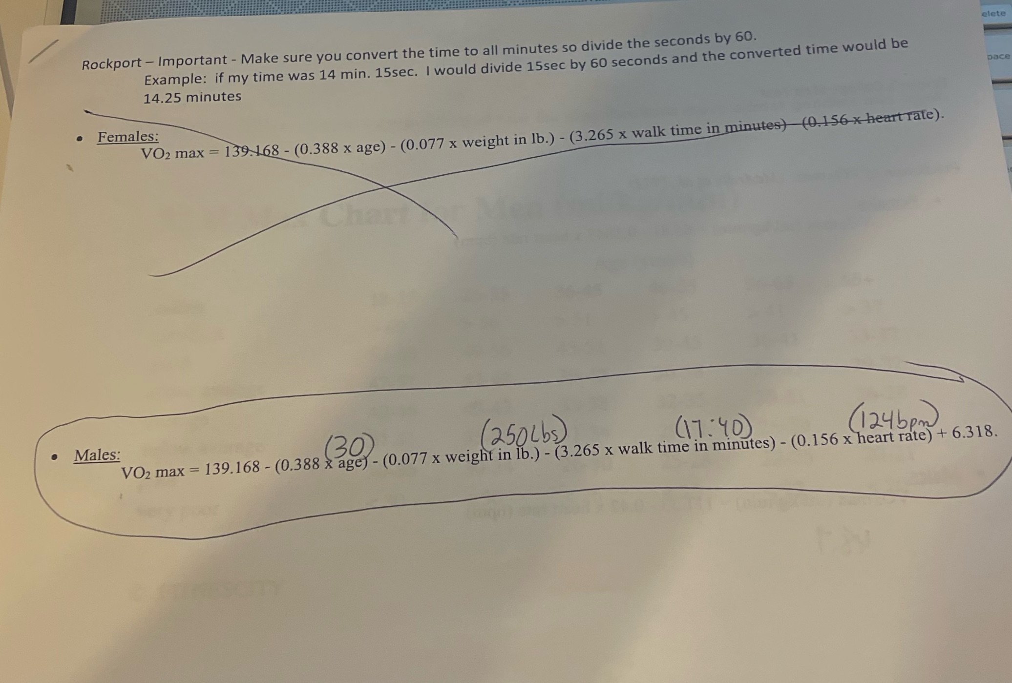 Answer the circled problem lete Rockport - Important - Make sure you