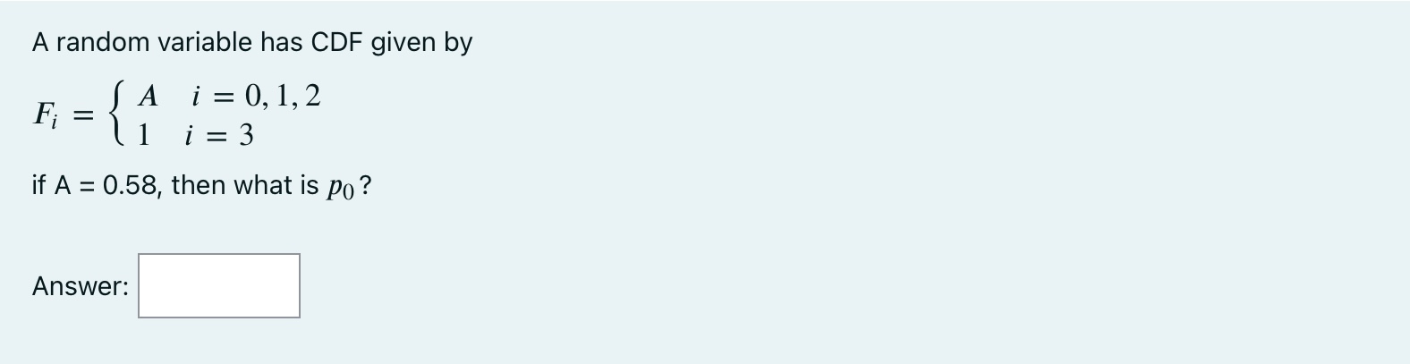 k be if X takes on integer values between 0 and 44?