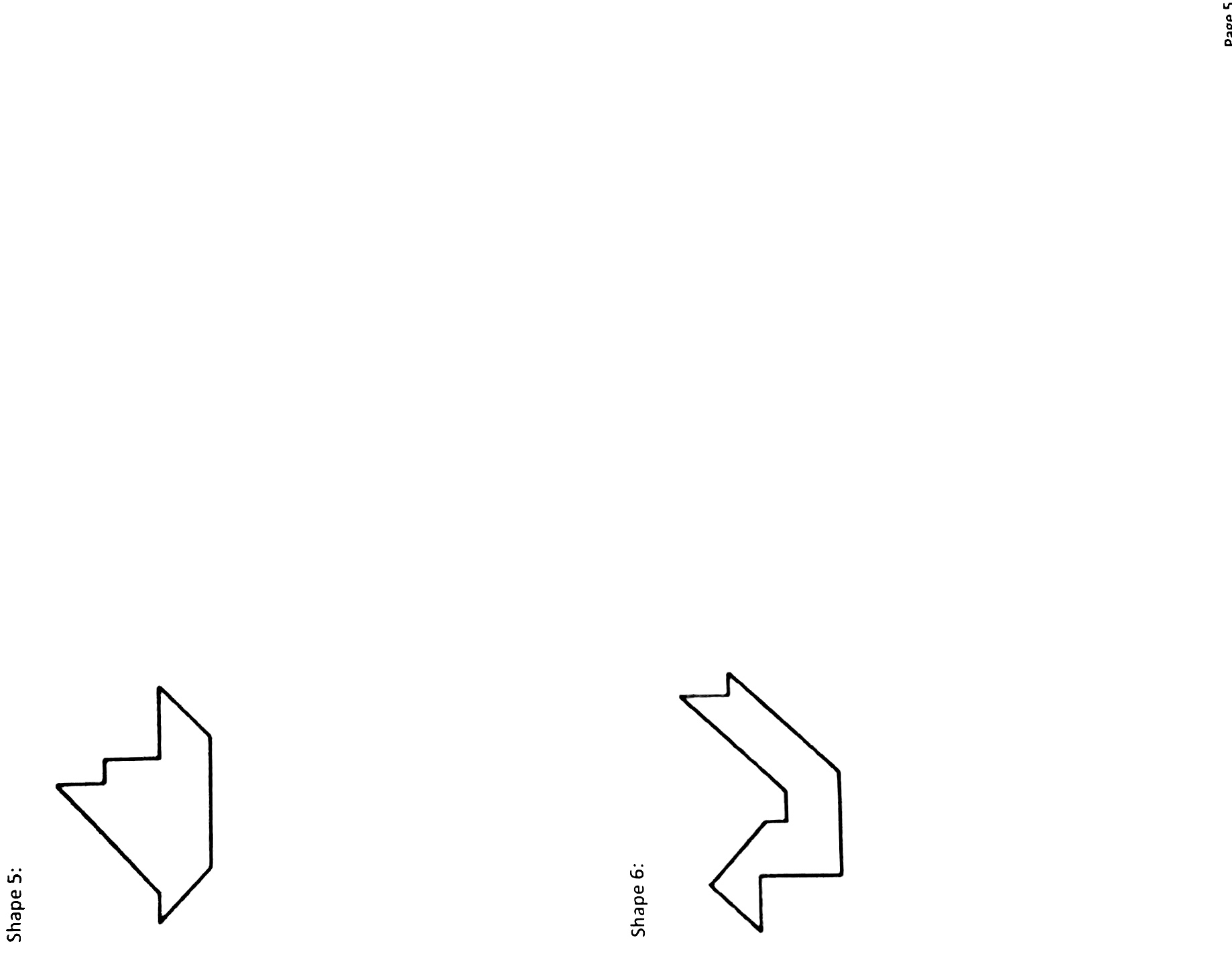 the shapes in the figure below. You should have four shapes. These