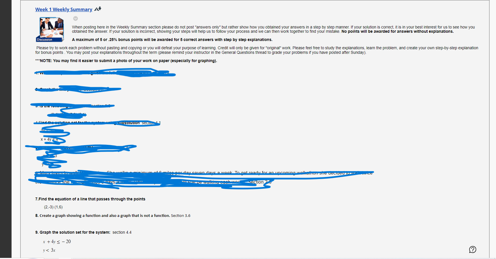 Week 1 Weekly Summary A When posting here in the Weekly