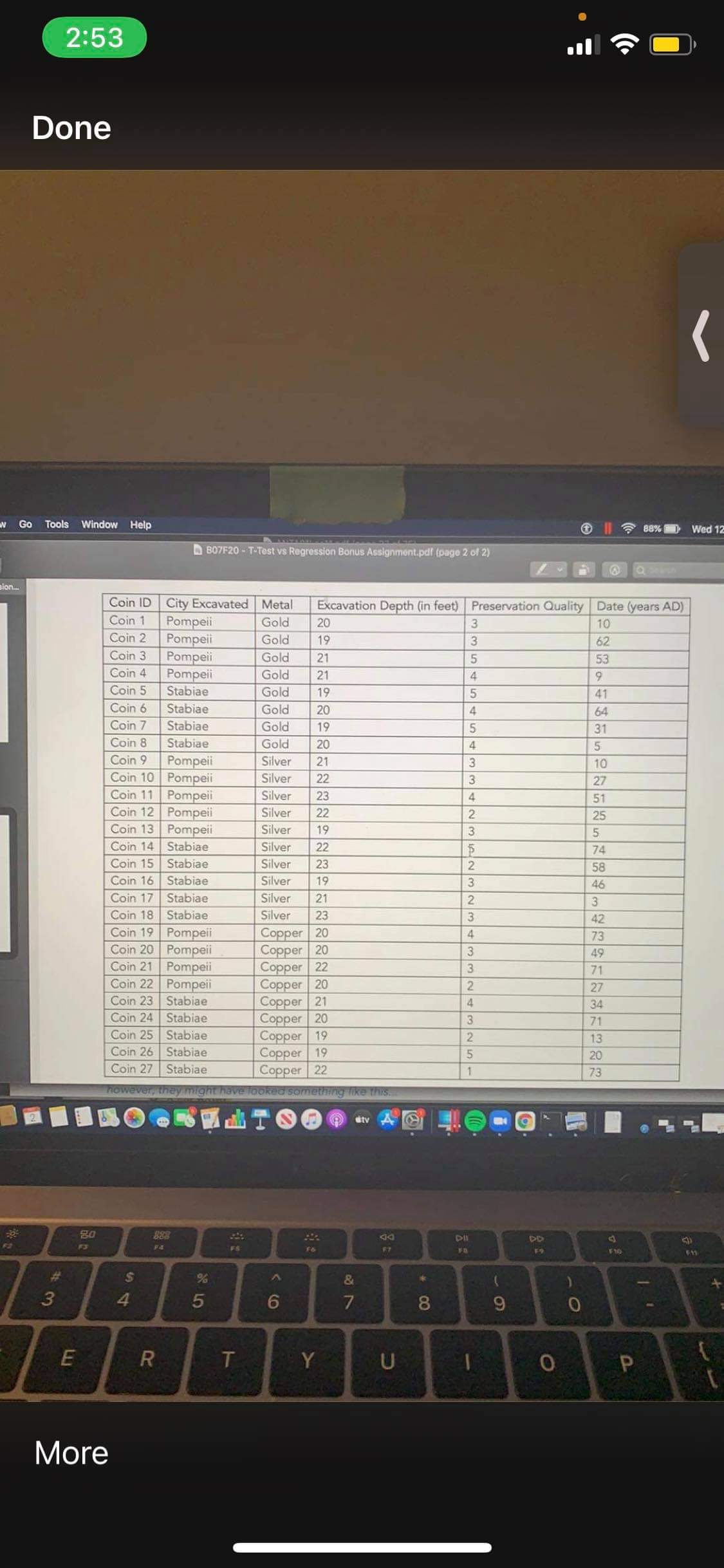 Coinage. The preservation quality of coins is graded on the following scale