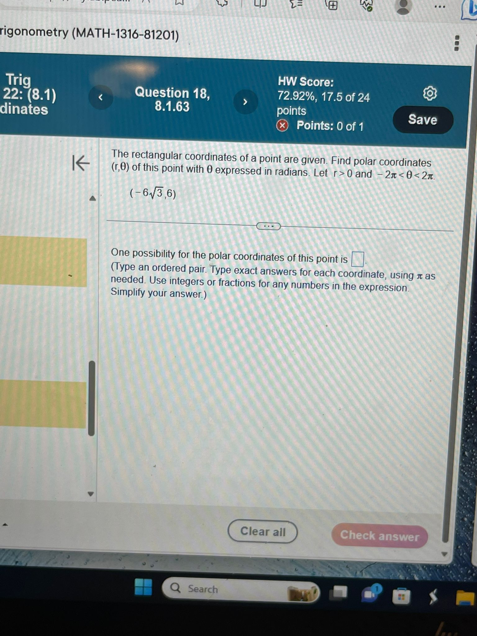 16 of 28 5.3.43 points Save O Points: 0 of 1 Use