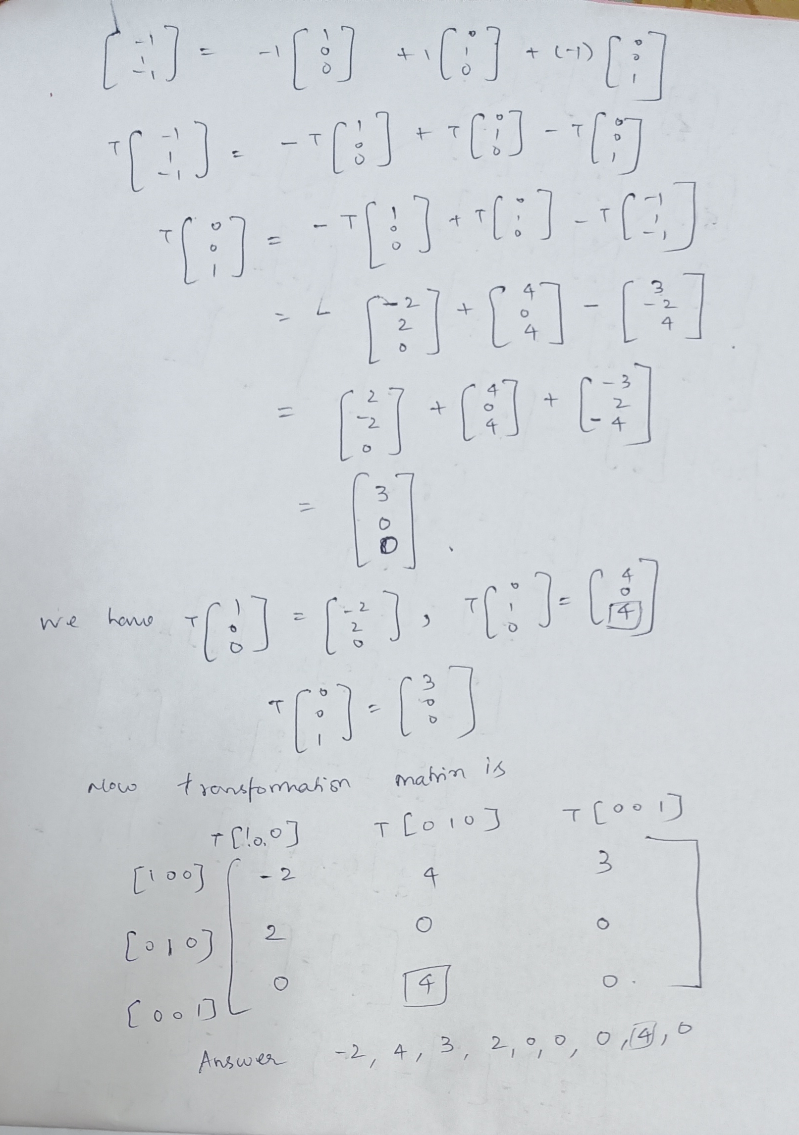 of the following sets of vectors are independent? (i) (l,l,3), (3, 3,4),