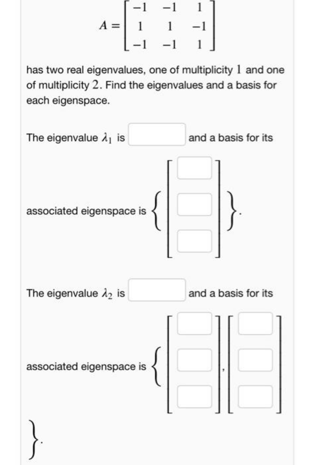 detailed handwritten solution A=l [1 has two real eigenvalues. one of multiplicity