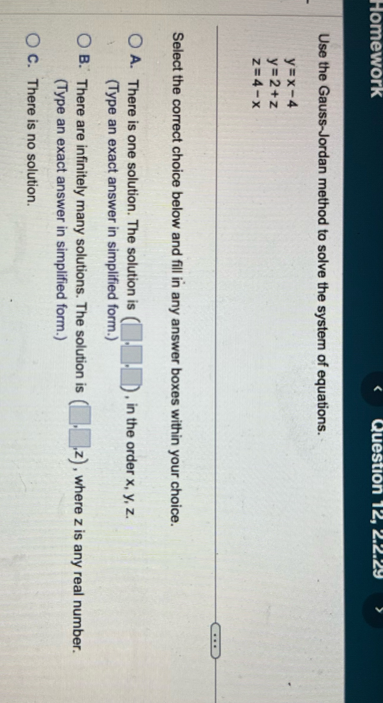 Help me solve this I know the answer is a Homework Question