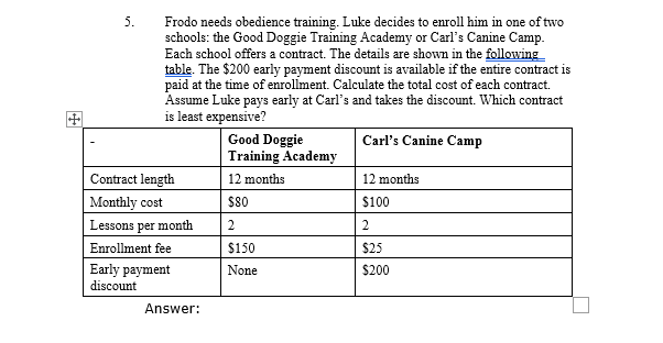 and finds a retailer that sells products for pets. The box sizes