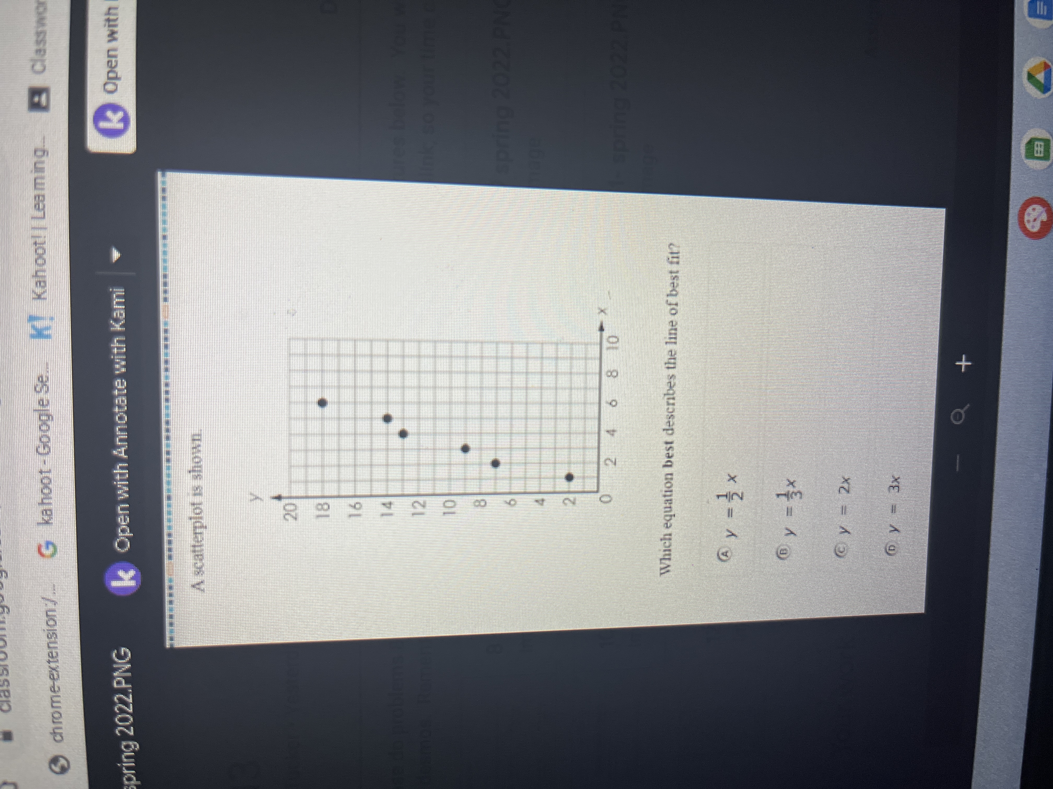 Write and show work on paper Class chrome extension/... G kahoot -