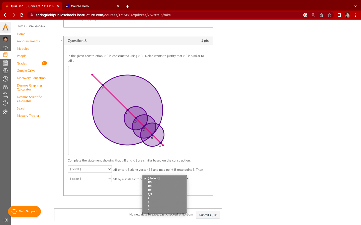 ] CD [ Select ] BC [ Select ] Diameter Radius Chord