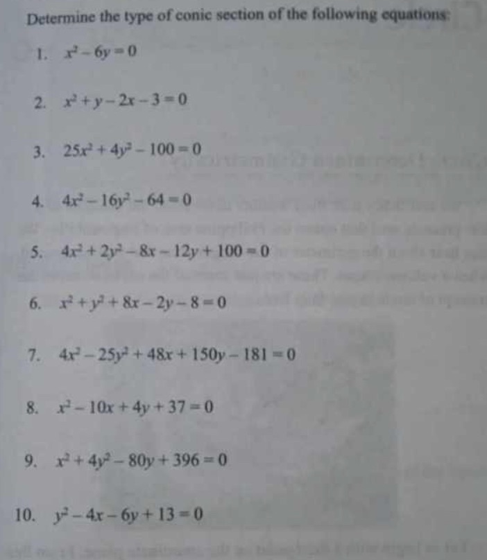 hi tutor answer this neat clean detailed solution Determine the type of