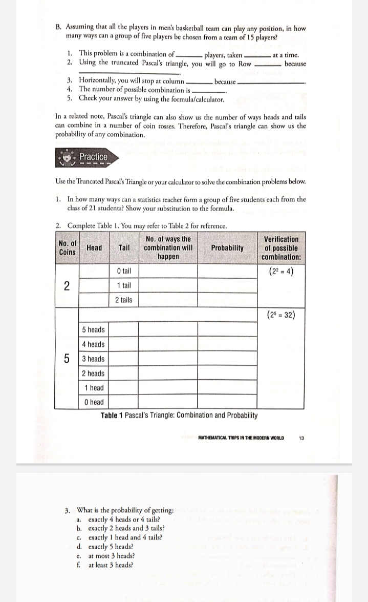 to create your own. Start coloring/shading selected blocks in your Pascal's triangle.