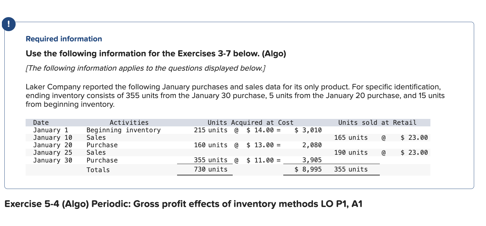  ! Assume the periodic inventory system is used. Complete this question