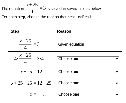 Choose one w 3.2 =-9.3 Choose one 3 V = -27 Choose