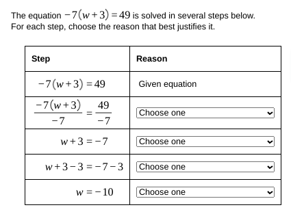 equation 3 (4v -2) = -30 is solved in several steps below.