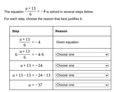 12 12 V=- 2 Choose onex + 25 The equation =3 is