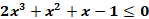 Solve the polynomial inequality given below using algebraic techniques. Show all work