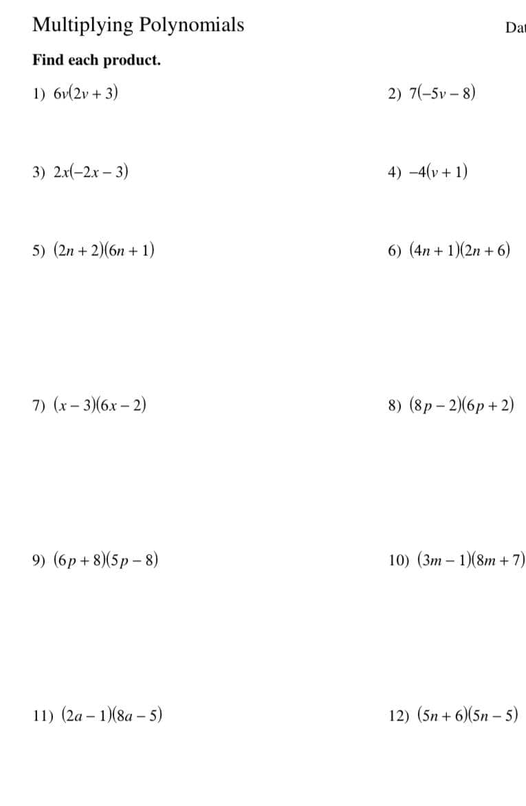 4 8) = 2 3 -5+x 9) 10) 4n -9=-9 =-1 22