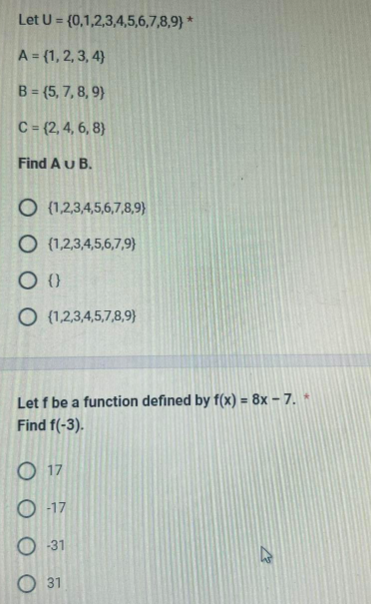 and g(x) = (x-1), find f - g (x) - f(x) -