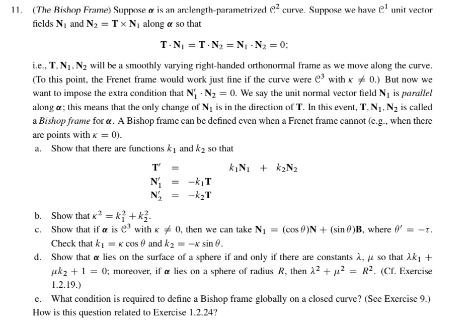 The subject is differential geometry, and I'm using this question to help