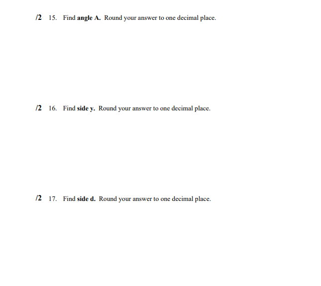6 ft To the nearest degree, determine the angle that the ramp