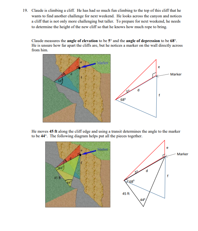 your calculator to find the angle.5. Solve the following right triangle for