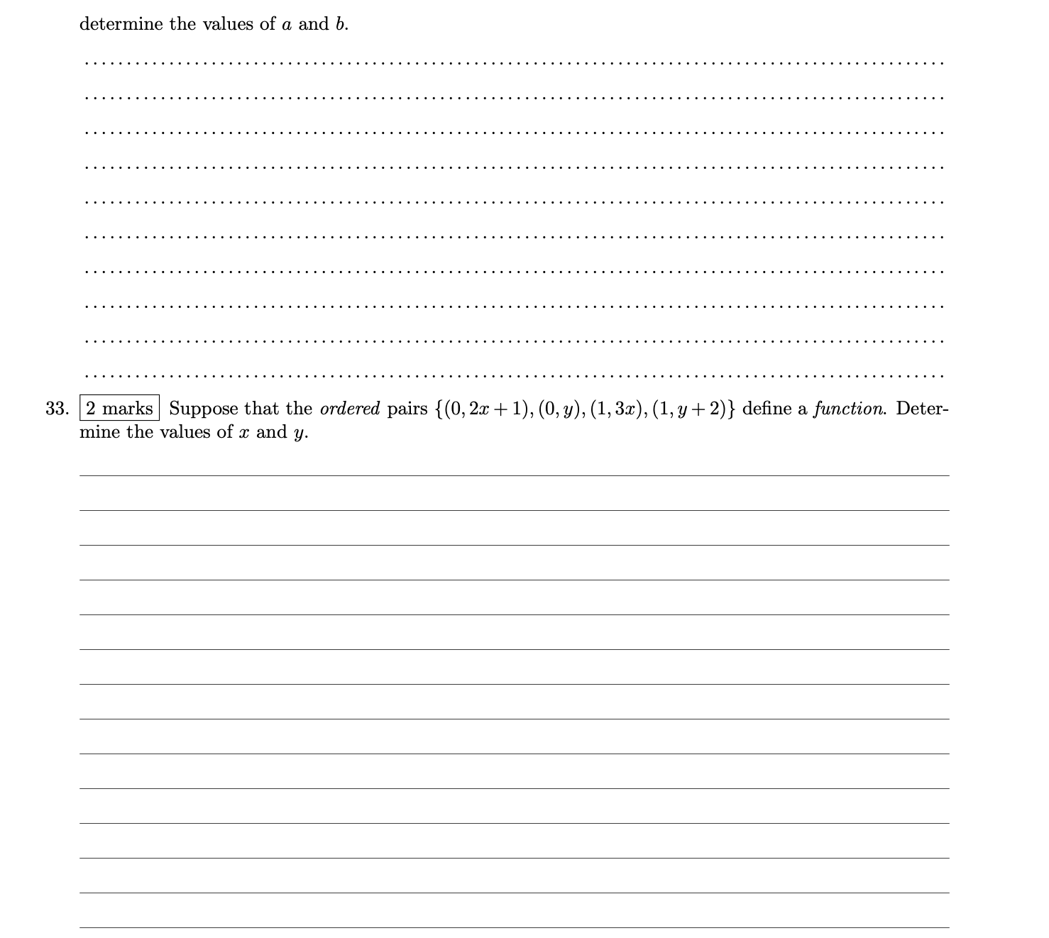 2 (2+ 30) + c (1) has a maximum value of 9