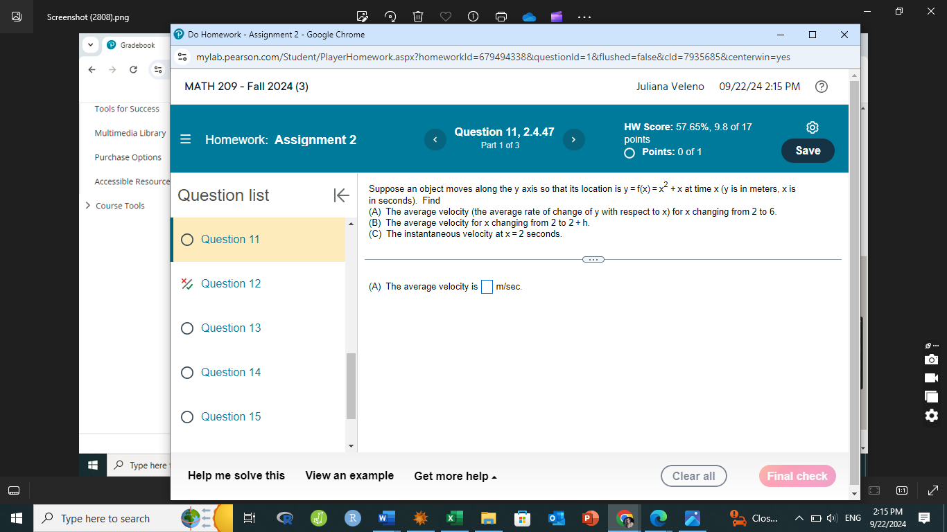  X Screenshot (2808).png Do Homework - Assignment 2 - Google Chrome