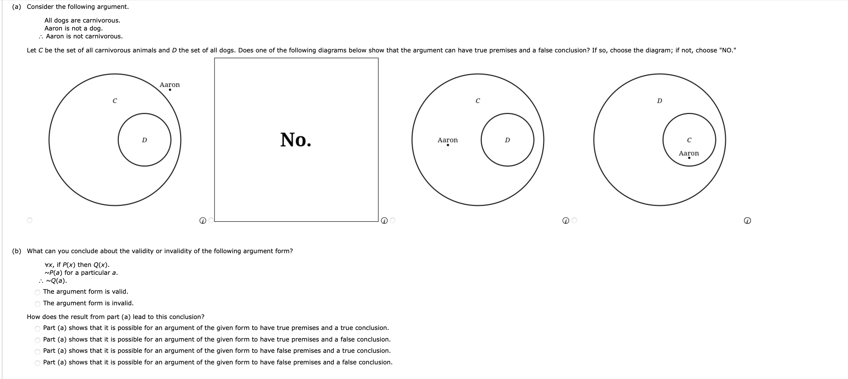 notation introduced in Example 3.3.10 and shown again below. Formal Logical Notation