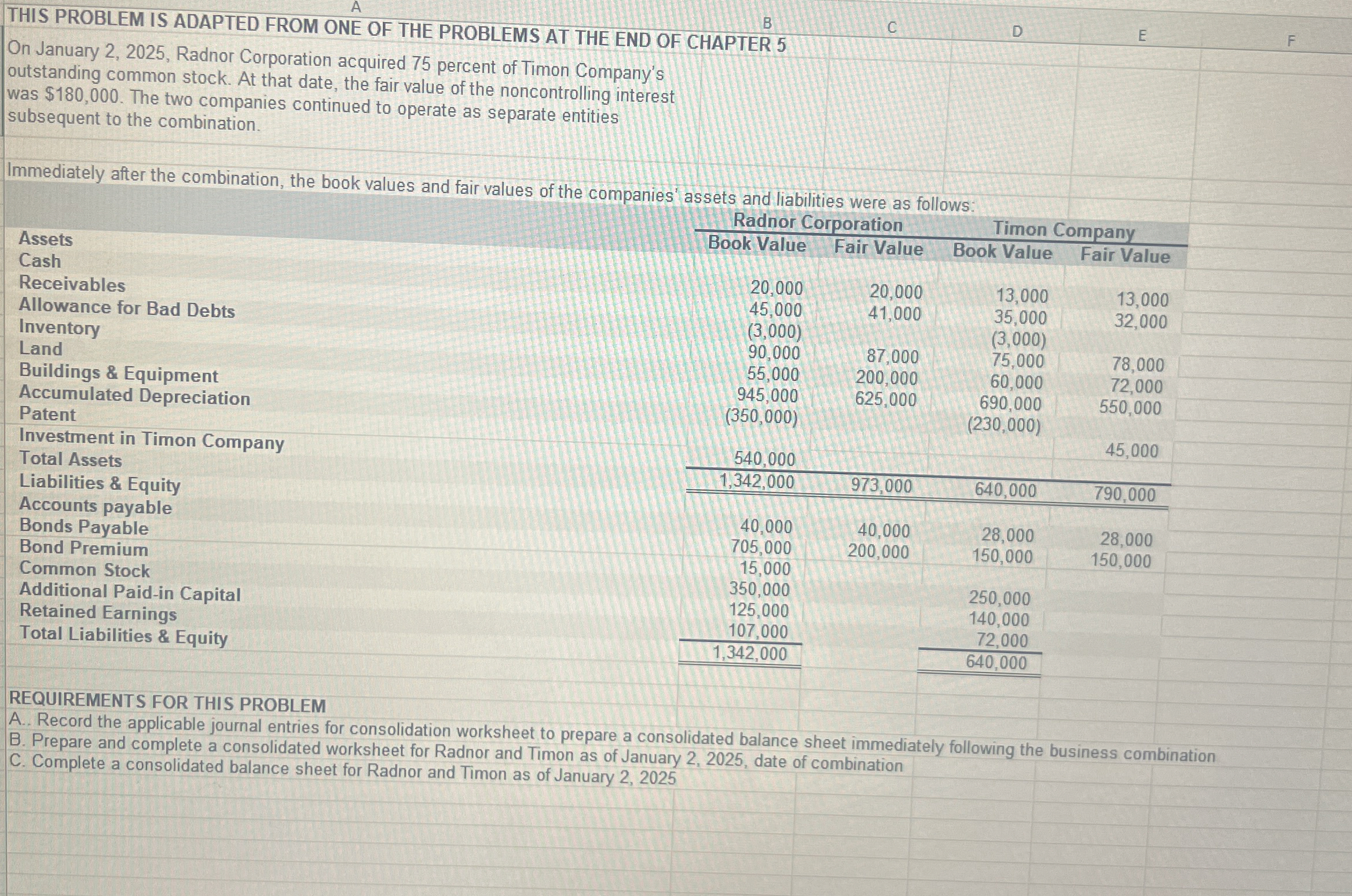 THIS PROBLEM IS ADAPTED FROM ONE OF THE PROBLEMS AT THE
