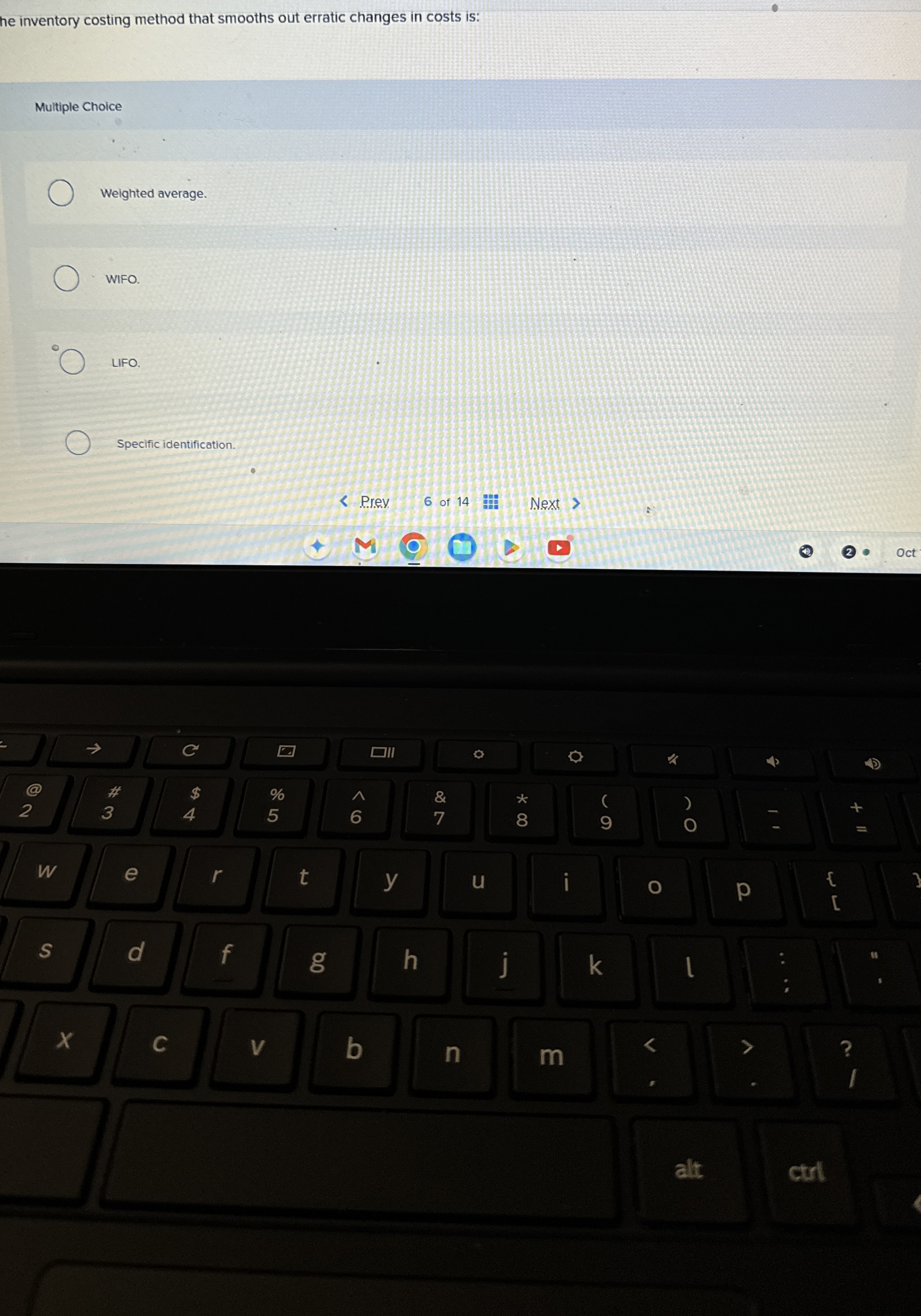  he inventory costing method that smooths out erratic changes in costs