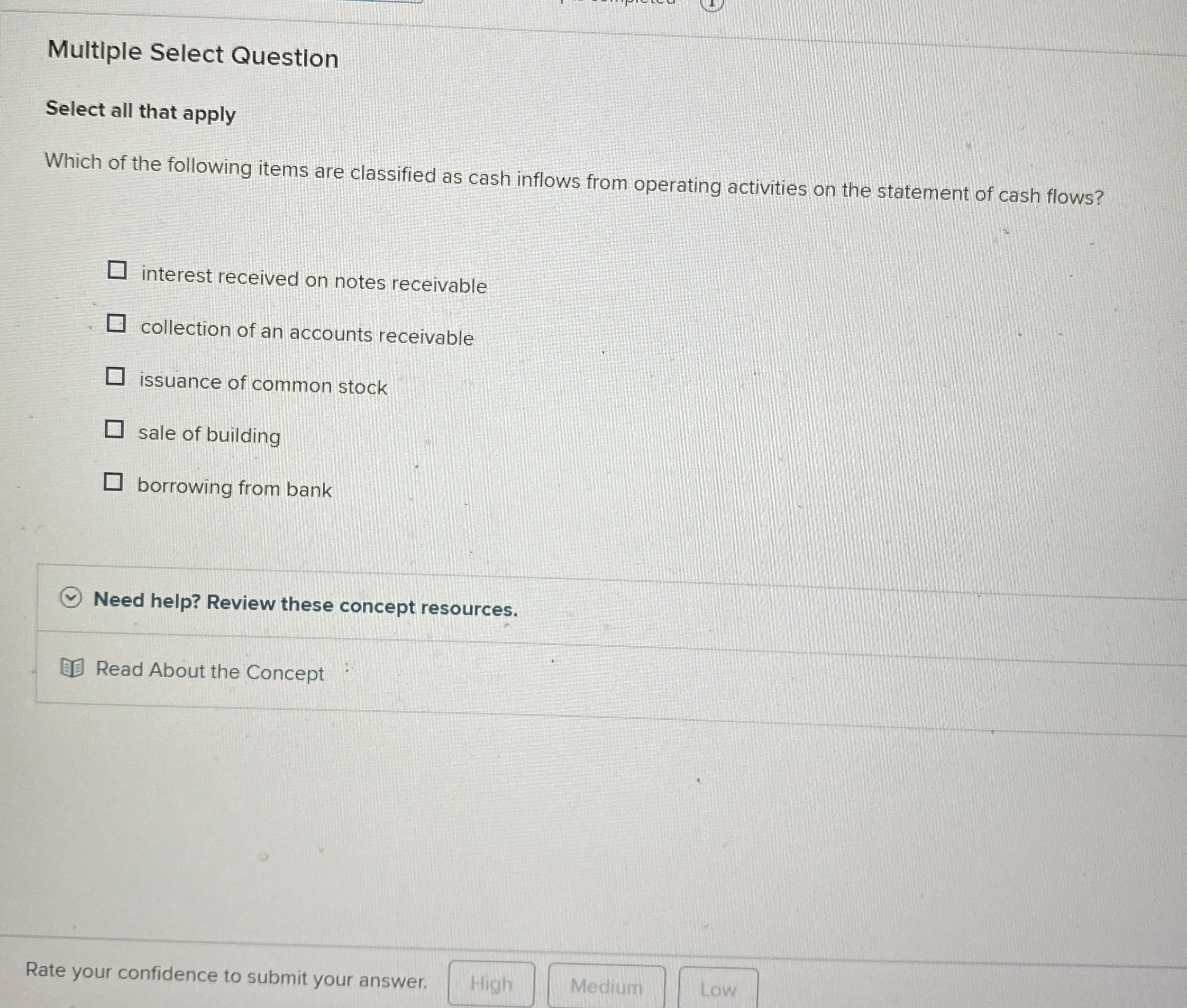  Multiple Select Question Select all that apply Which of the following
