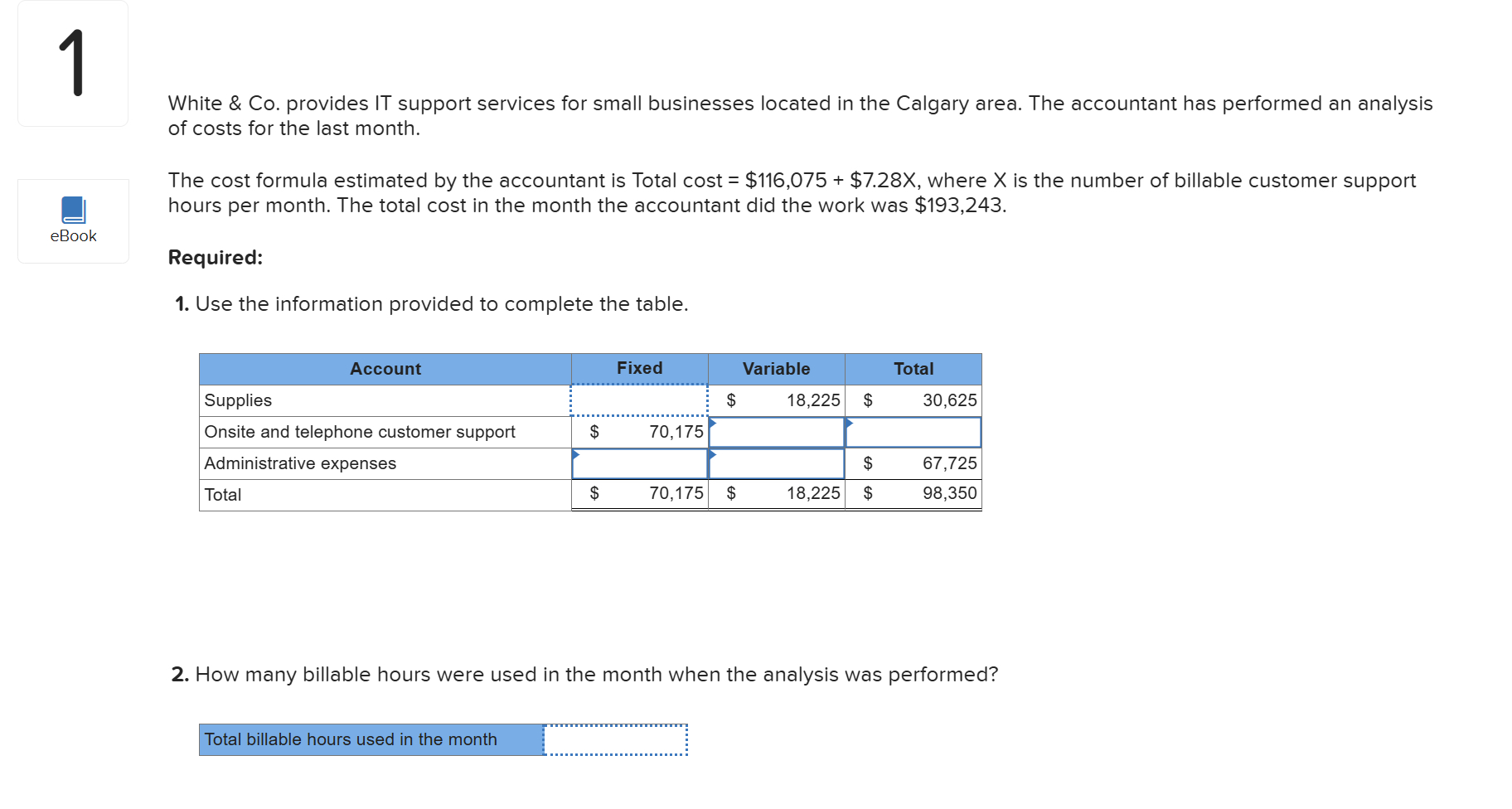  (No White & Co. provides IT support services for small businesses