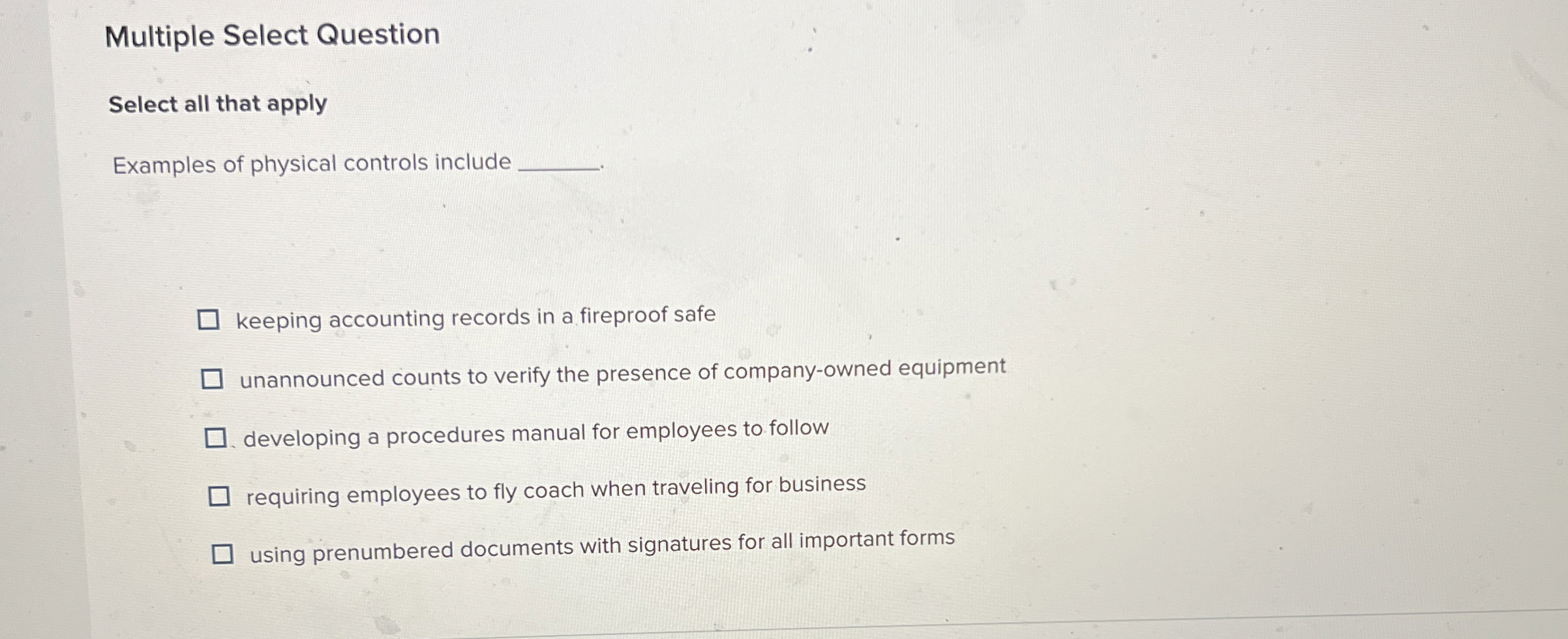 [Solved] Multiple Select Question Select all that SolutionInn
