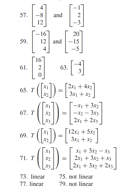 3x2 2 o 4.1'1 +5I2 X1 T:R3 R defined by T (