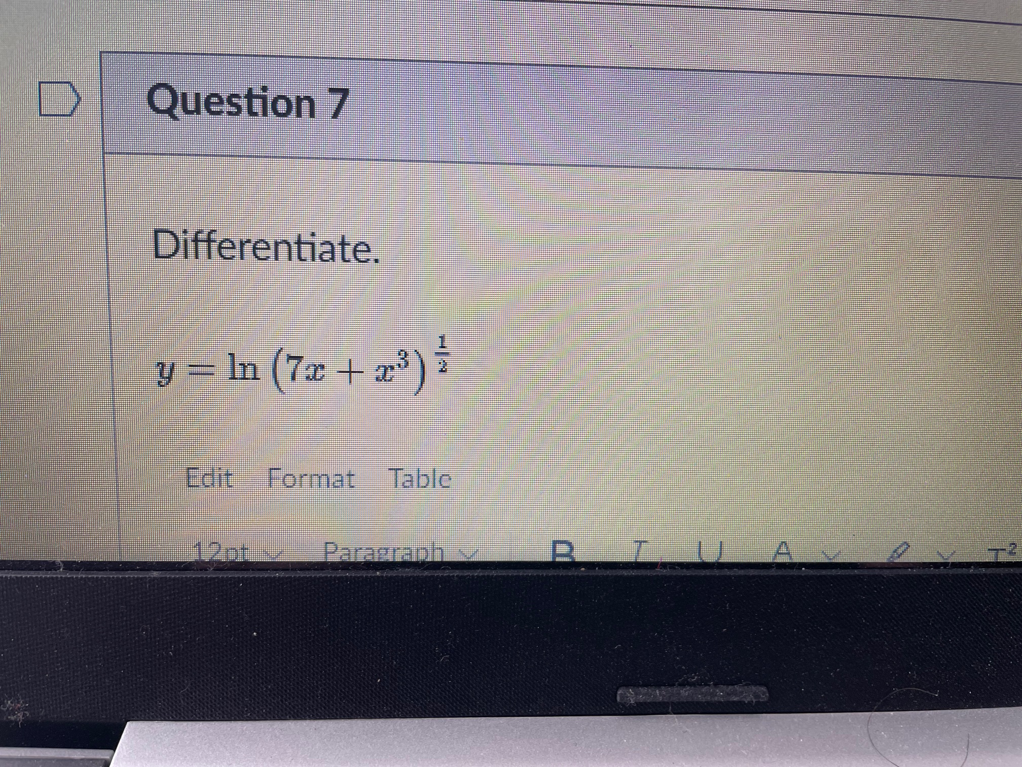 Edit Format Table Paragraph D