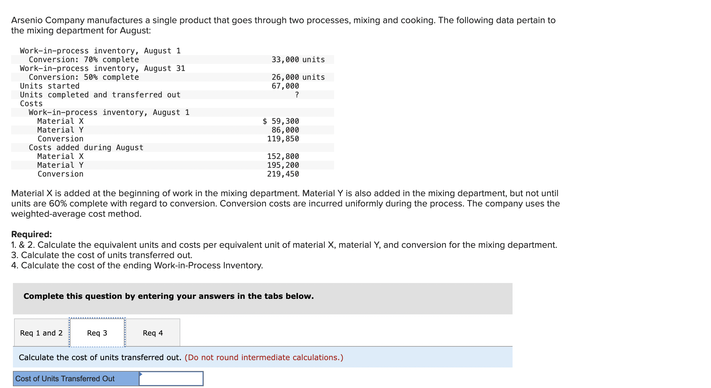  please answer required 3 and 4 