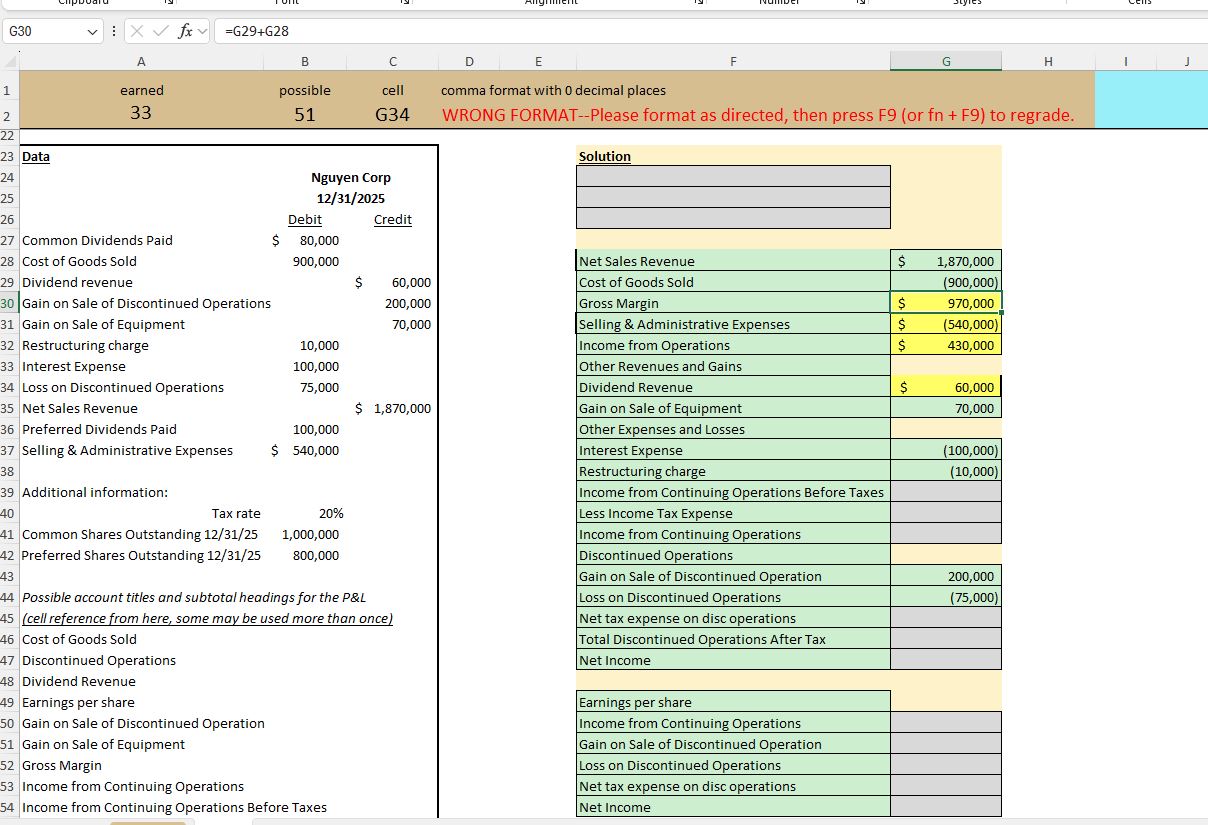  Please help show the excel work 1) Using the data below,